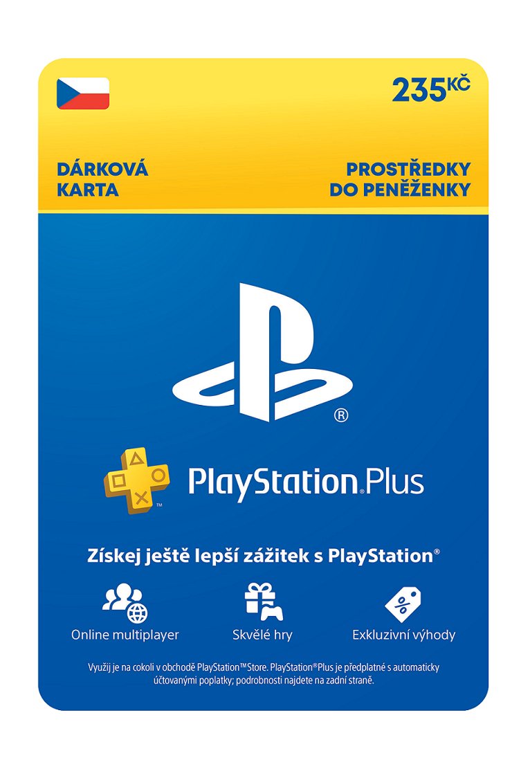 PlayStation Store el. peněženka - 235 Kč (PS DIGITAL) (PS4)