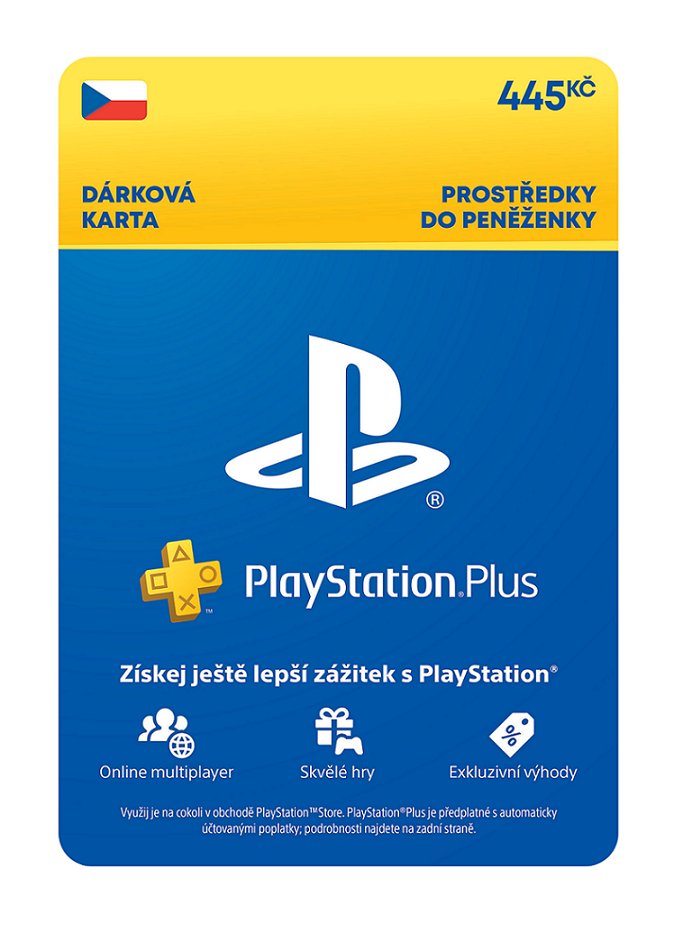 PlayStation Store el. peněženka - 445 Kč (PS DIGITAL)
