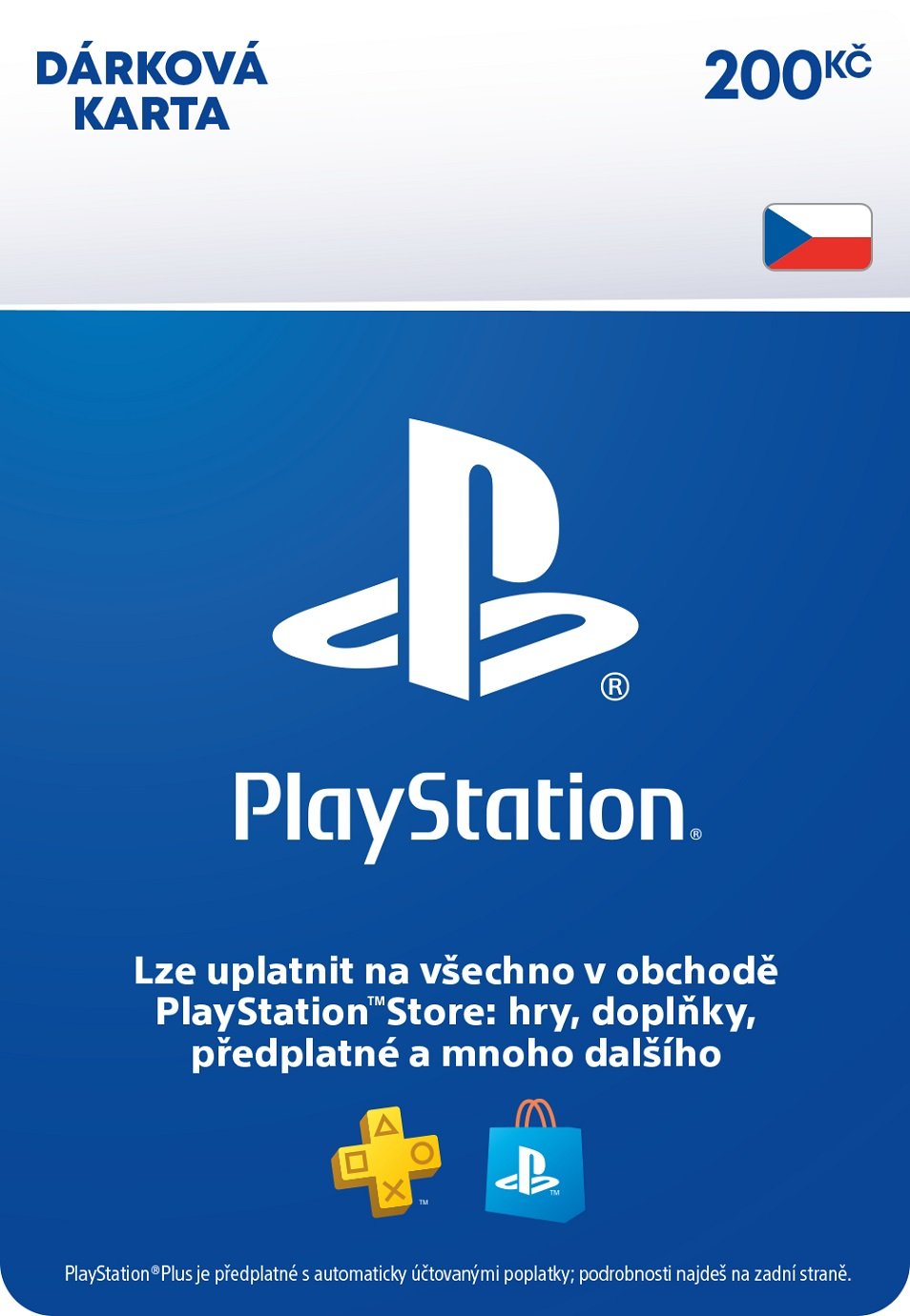PlayStation Store el. peněženka - 200 Kč (PS DIGITAL) (PS5)
