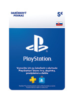 SK - PlayStation Store – Darčeková karta - 5 EUR (DIGITAL)
