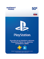 SK - PlayStation Store – Darčeková karta - 50 EUR (DIGITAL)