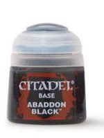 Citadel Base Paint (Abaddon Black) - základná farba, čierna