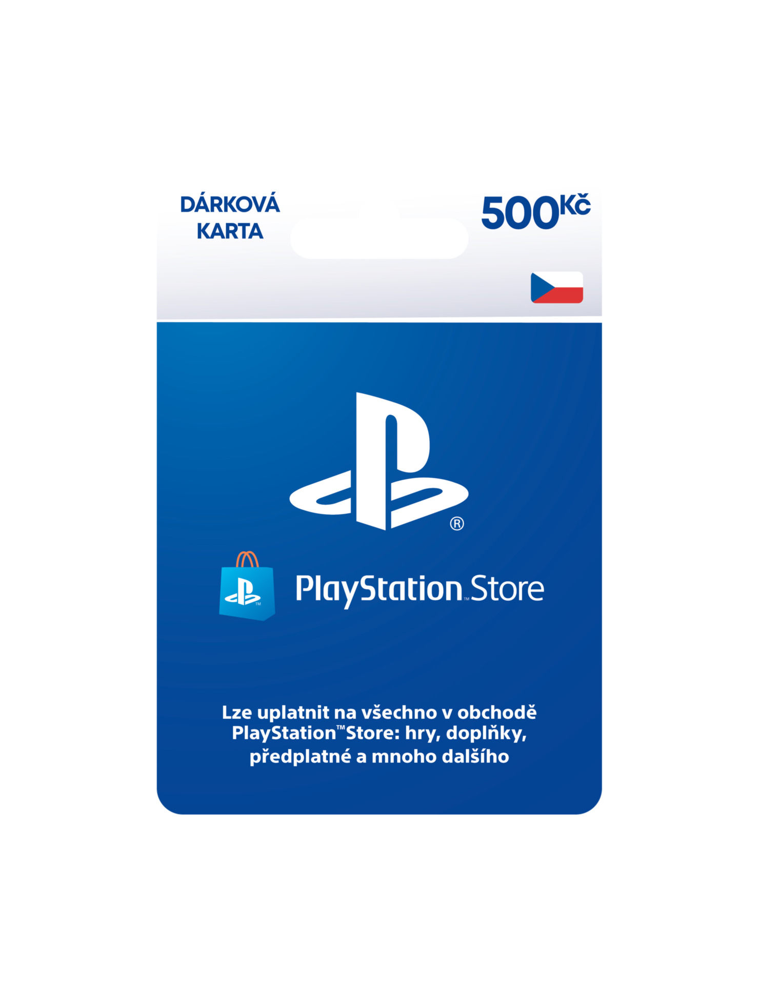 PLAYSTATION STORE – Darčeková karta 500 Kč (PS4)