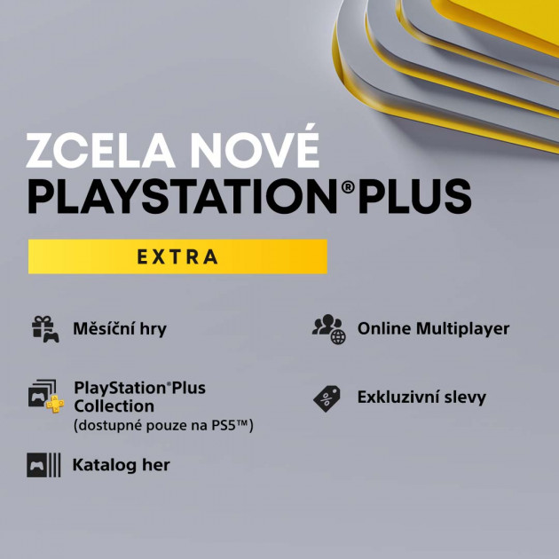 PlayStation Plus Extra - Kredit 1040 Kč (3M členství)