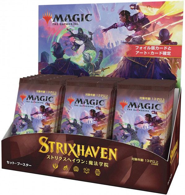 Karetní hra Magic: The Gathering Strixhaven - Japonský Set Booster (12 karet)