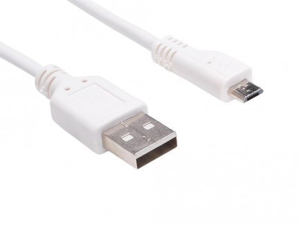 Kabel USB / MicroUSB 3m (bílý)