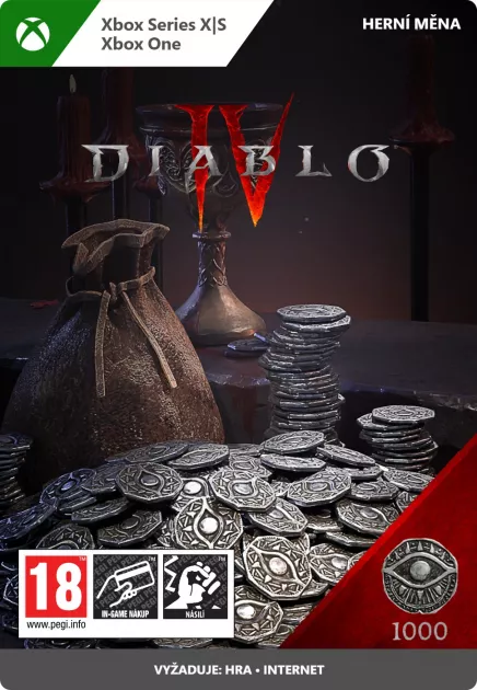 Herní měna Diablo IV - 1000 Platinum
