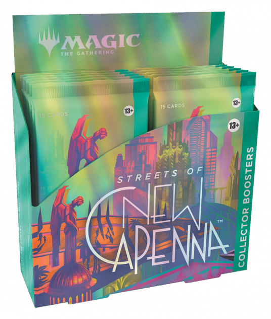 Karetní hra Magic: The Gathering Streets of New Capenna - Collector Booster Box (30 boosterů)