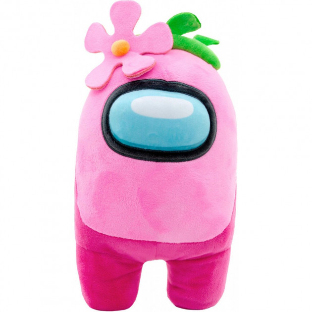 Plyšák Among Us - Pink Plush With Flower